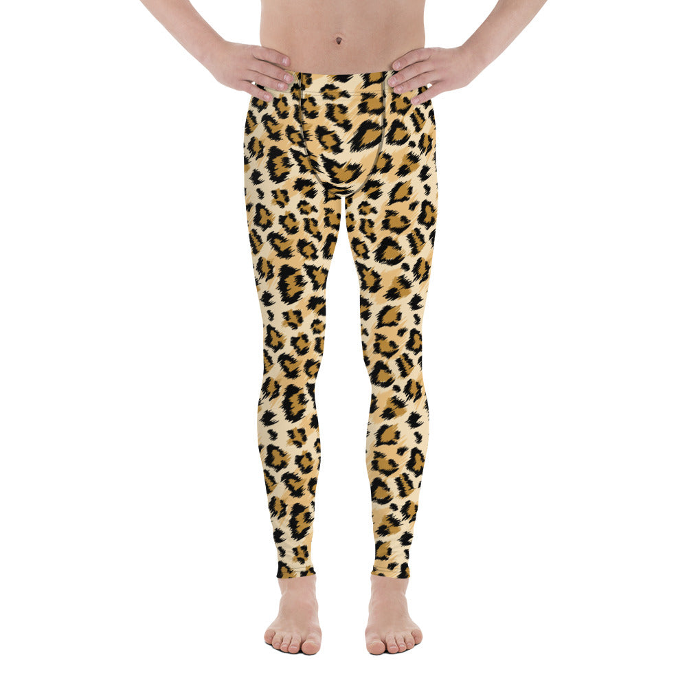 Leopart Print Leggings for Men